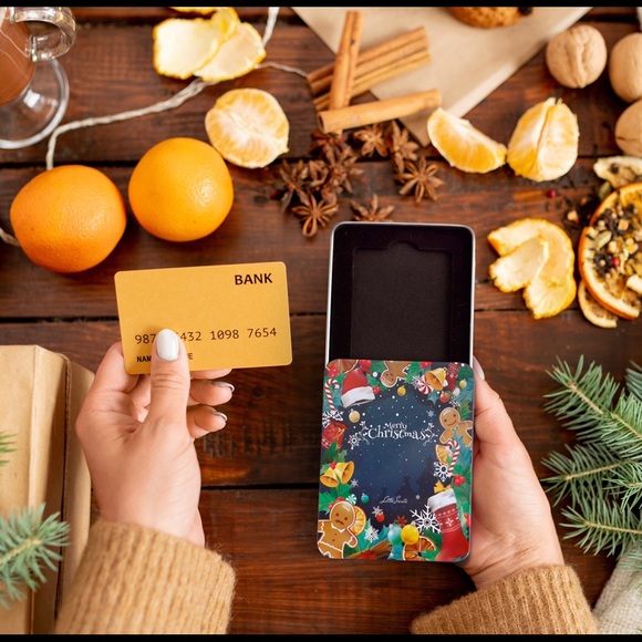 Christmas Holiday gift cards holders set of 4 - Picture 6 of 6